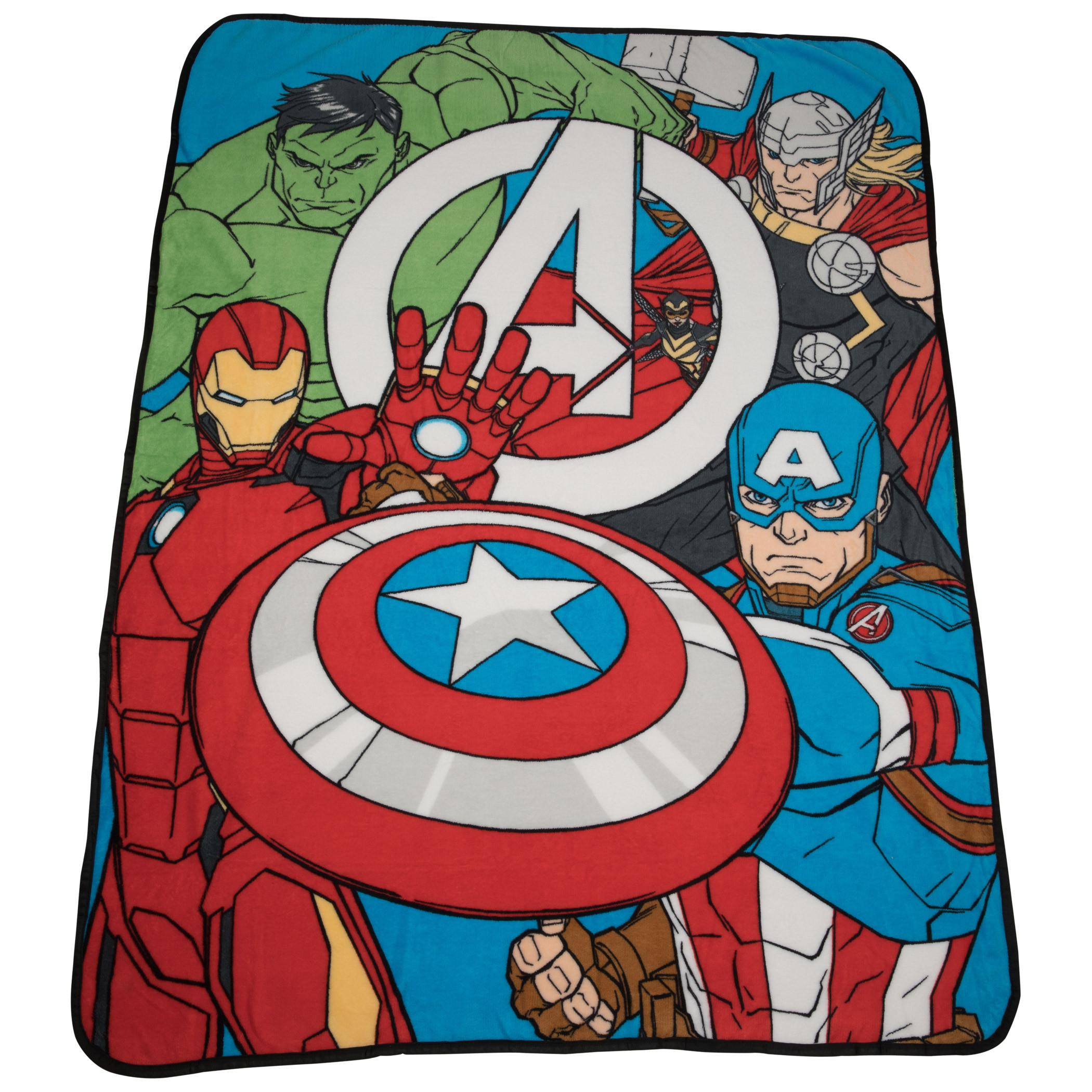 Avengers Hero Collage Throw Blanket